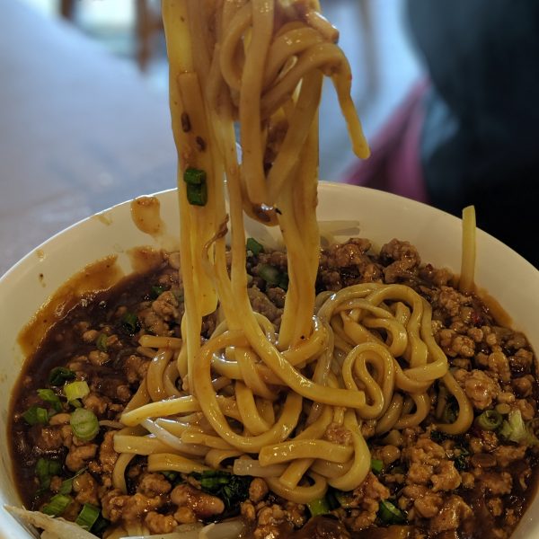 Noodles with Peking sauce